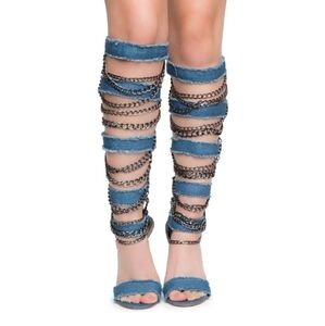 Open toe gladiator sandals